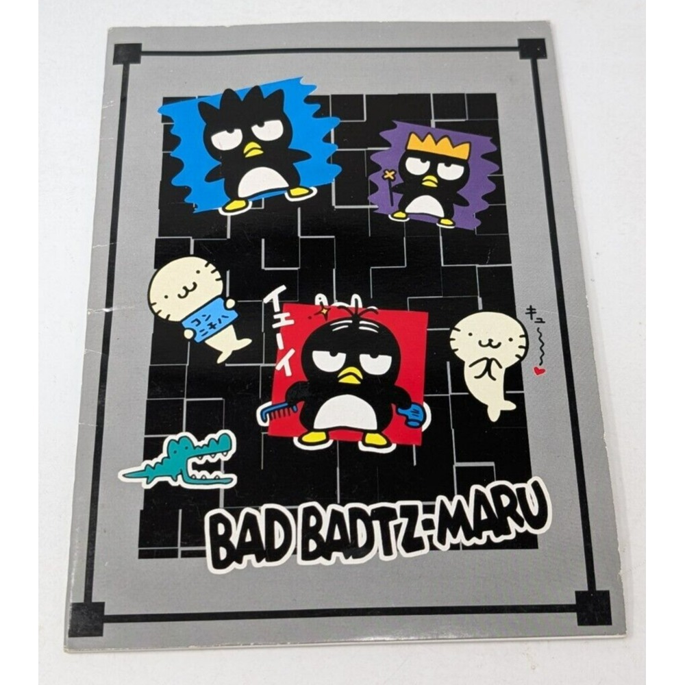 Vintage Sanrio Badtz Maru Notebook Memo Pad‎ Journal Book 90s 1990s